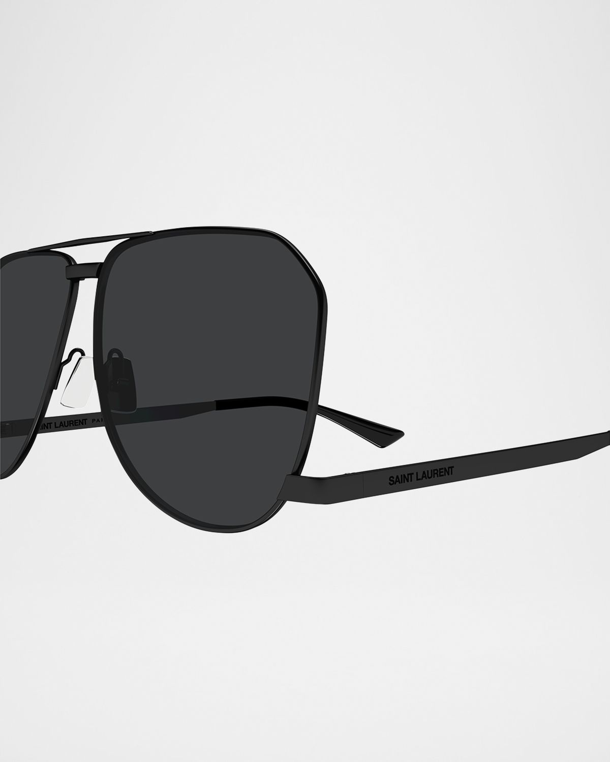 Saint Laurent Men 's SL 690 Dust Metal Aviator Sunglasses