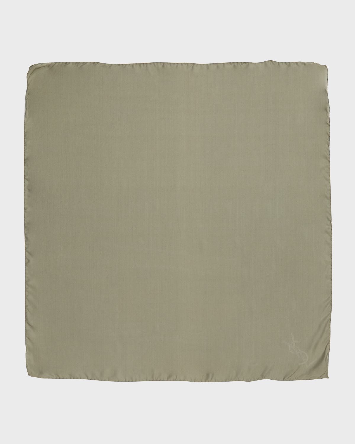 Saint Laurent YSL Charmeuse Silk Scarf