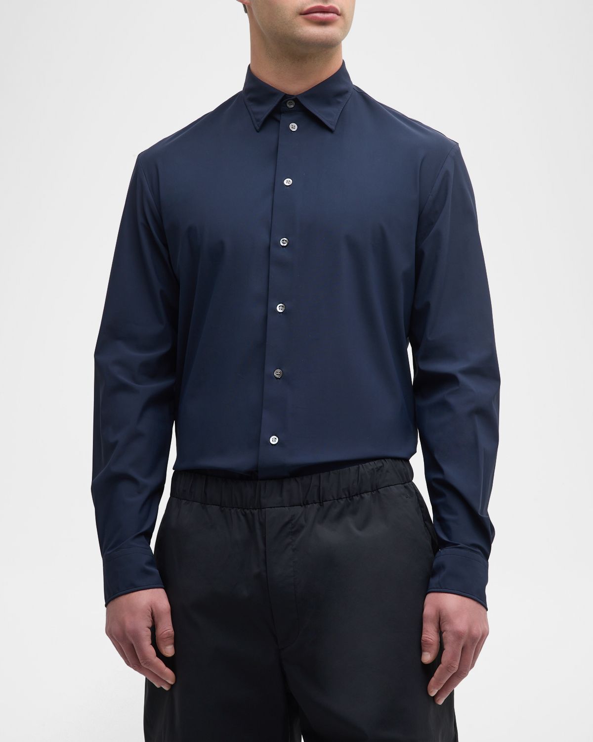 Emporio Armani Men 's Modern Fit Sport Shirt