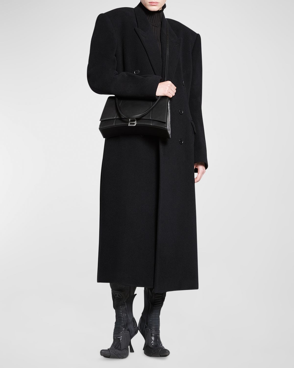 Balenciaga Hourglass Hinge Medium Bag