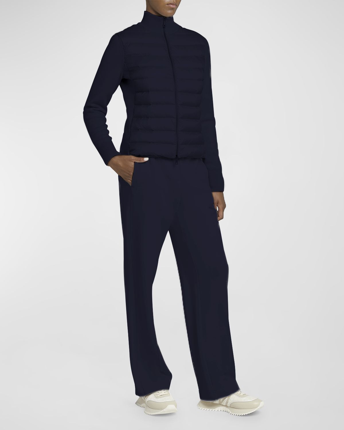 Moncler Hybrid Puffer Cardigan