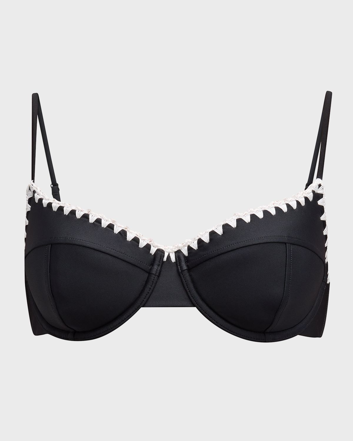 Ramy Brook Emmeline Crochet-Trim Bikini Top | Thumbnail 6