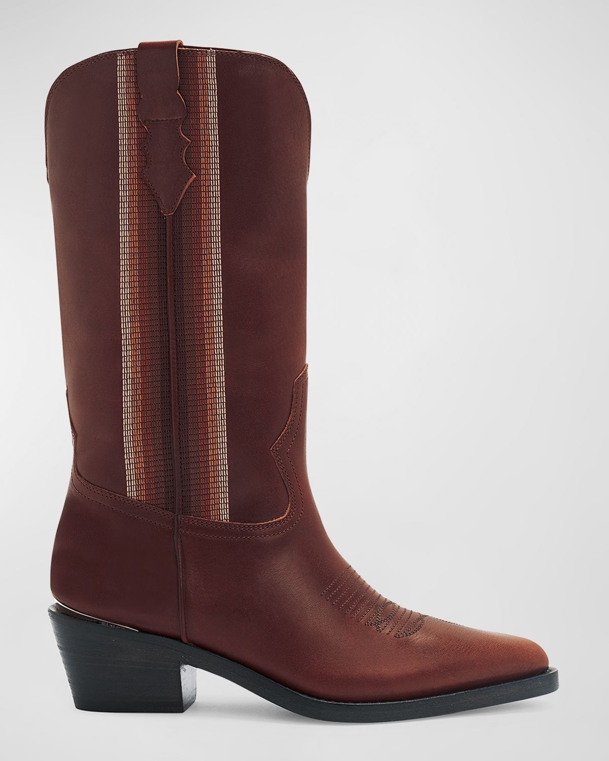 Partlow Christina Embroidered Leather Western Boots