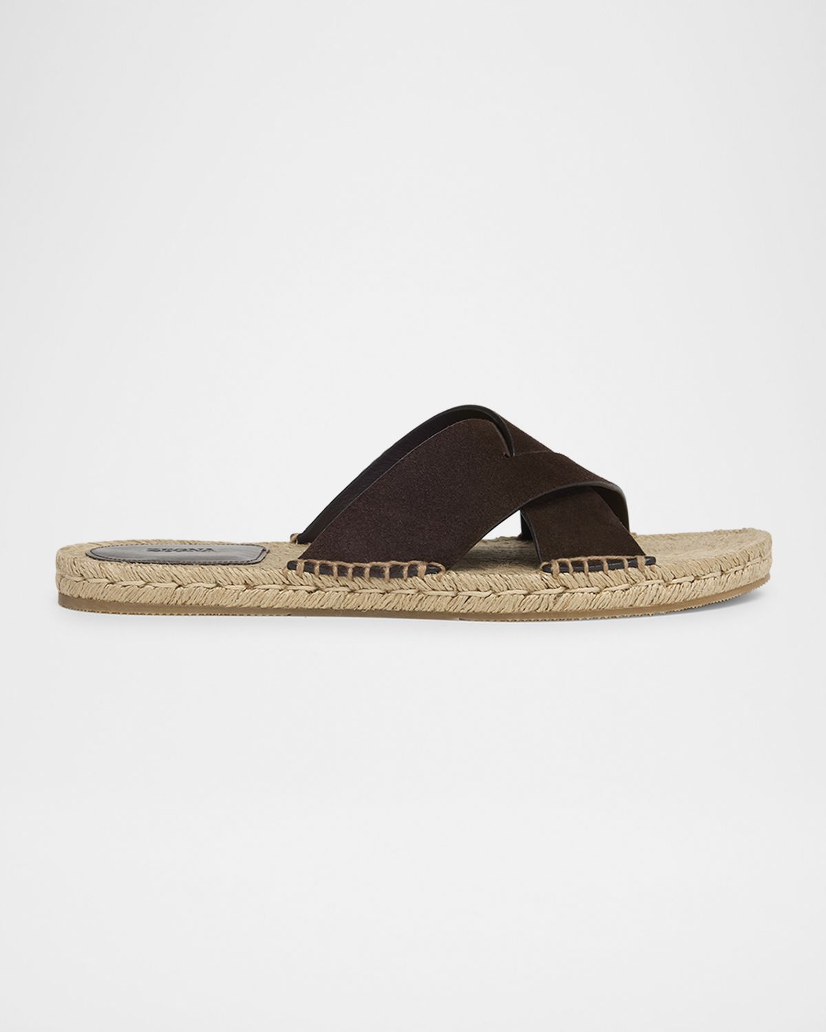 ZEGNA Men's Panarea Suede Espadrille Sandals