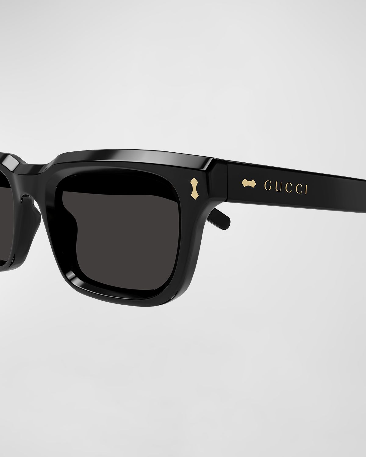 Gucci Men 's Acetate Rectangle Sunglasses