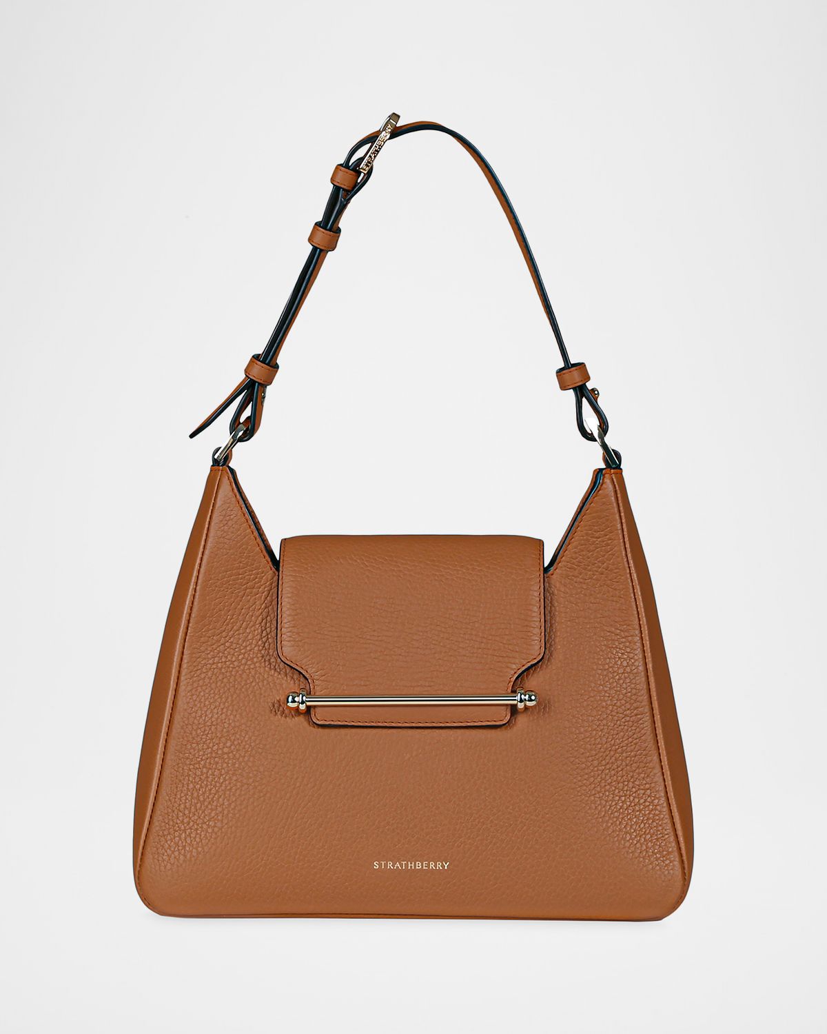 STRATHBERRY Multrees Grain Leather Hobo Bag