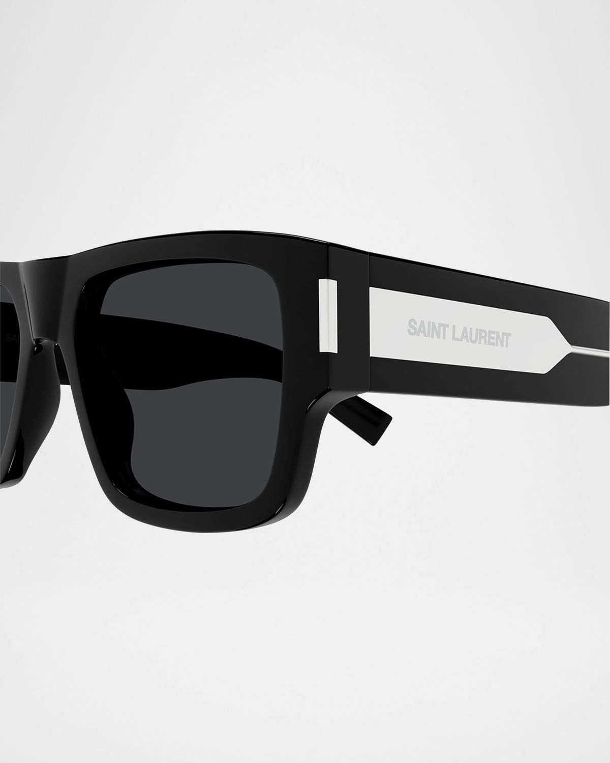 Saint Laurent Men 's SL 659 Acetate Rectangle Sunglasses