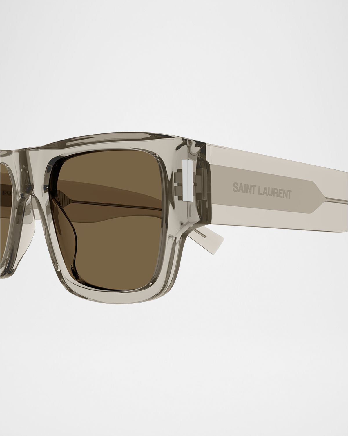 Saint Laurent Men 's SL 659 Acetate Rectangle Sunglasses