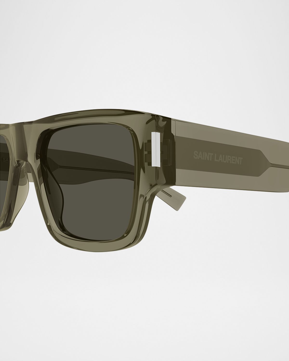 Saint Laurent Men 's SL 659 Acetate Rectangle Sunglasses