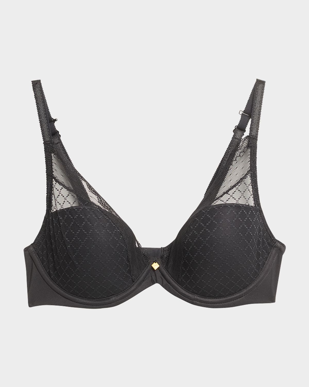 Chantelle Norah Chic Lace Plunge T-Shirt Bra | Thumbnail 6 Chantelle Norah Chic Lace Plunge T-Shirt Bra | Thumbnail 6