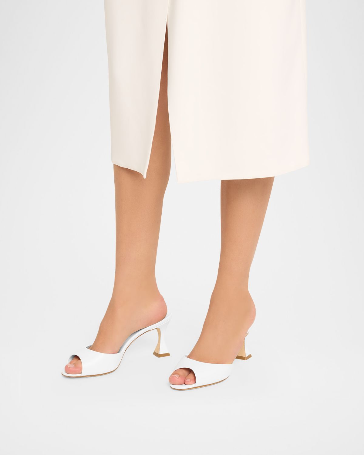 Manolo Blahnik Jadarona Leather Mule Sandals | Thumbnail 5