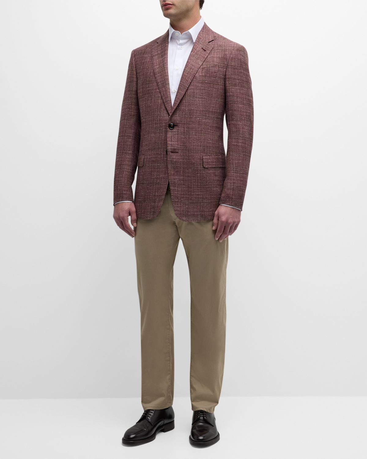Giorgio Armani Men 's Melange Wool-Blend Sport Coat