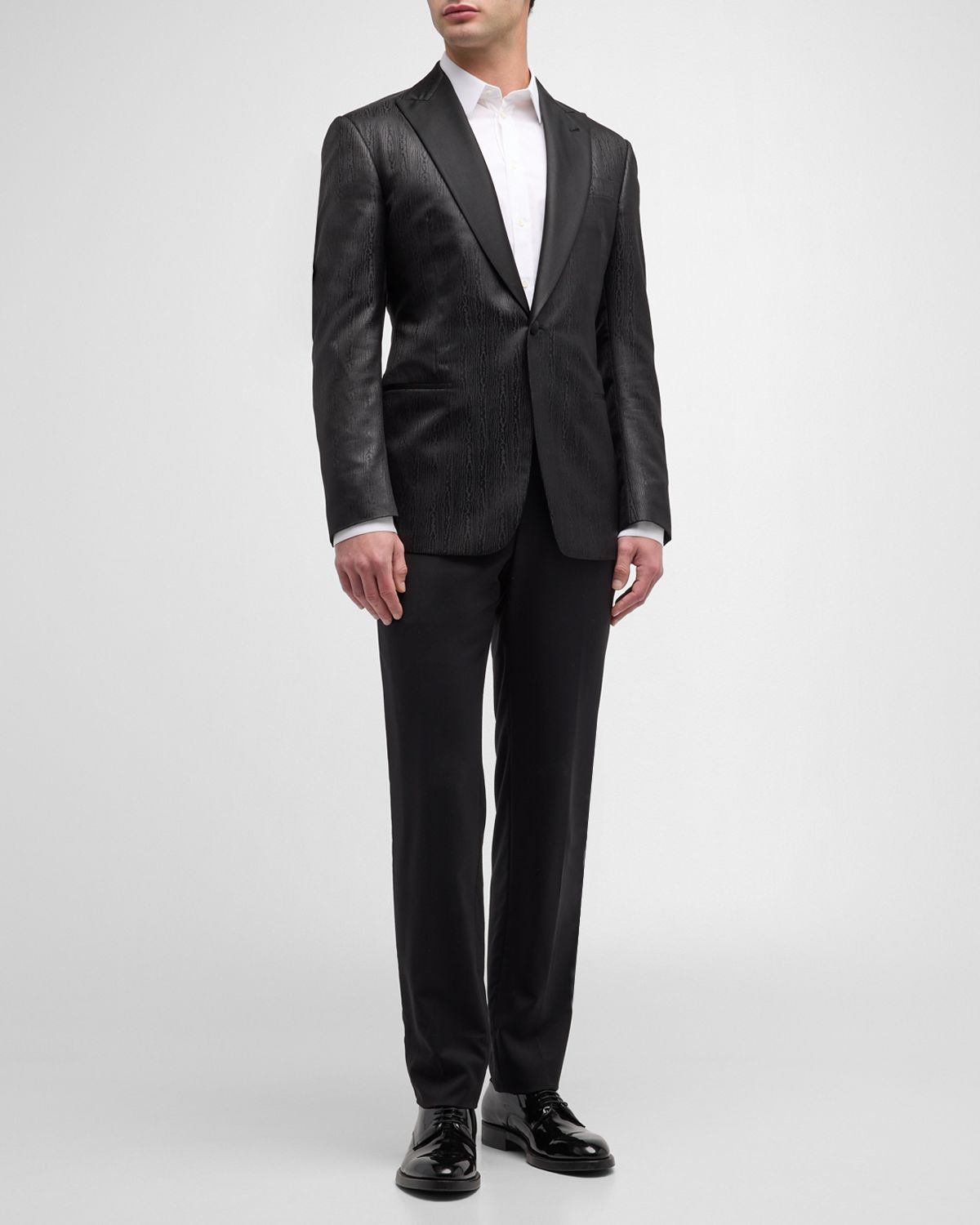 Giorgio Armani Men 's Tonal Jacquard Dinner Jacket