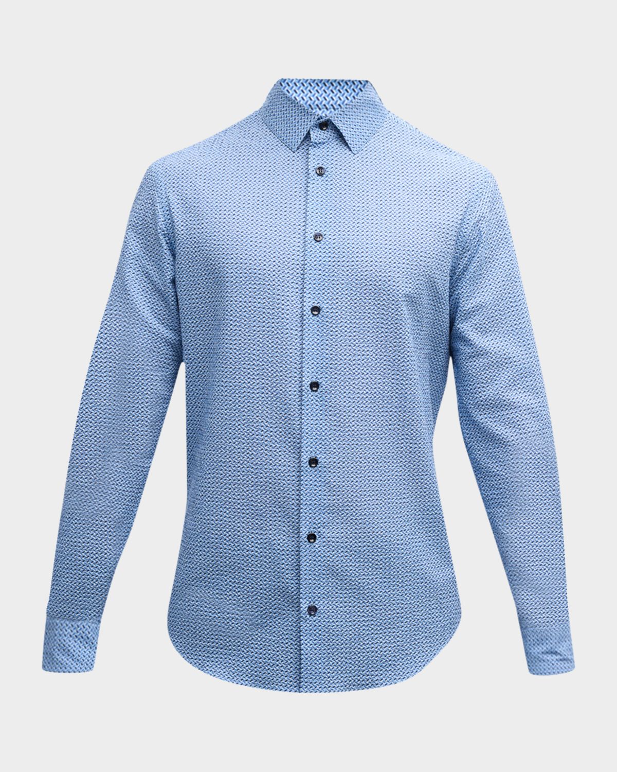 Giorgio Armani Men 's Geo-Print Sport Shirt