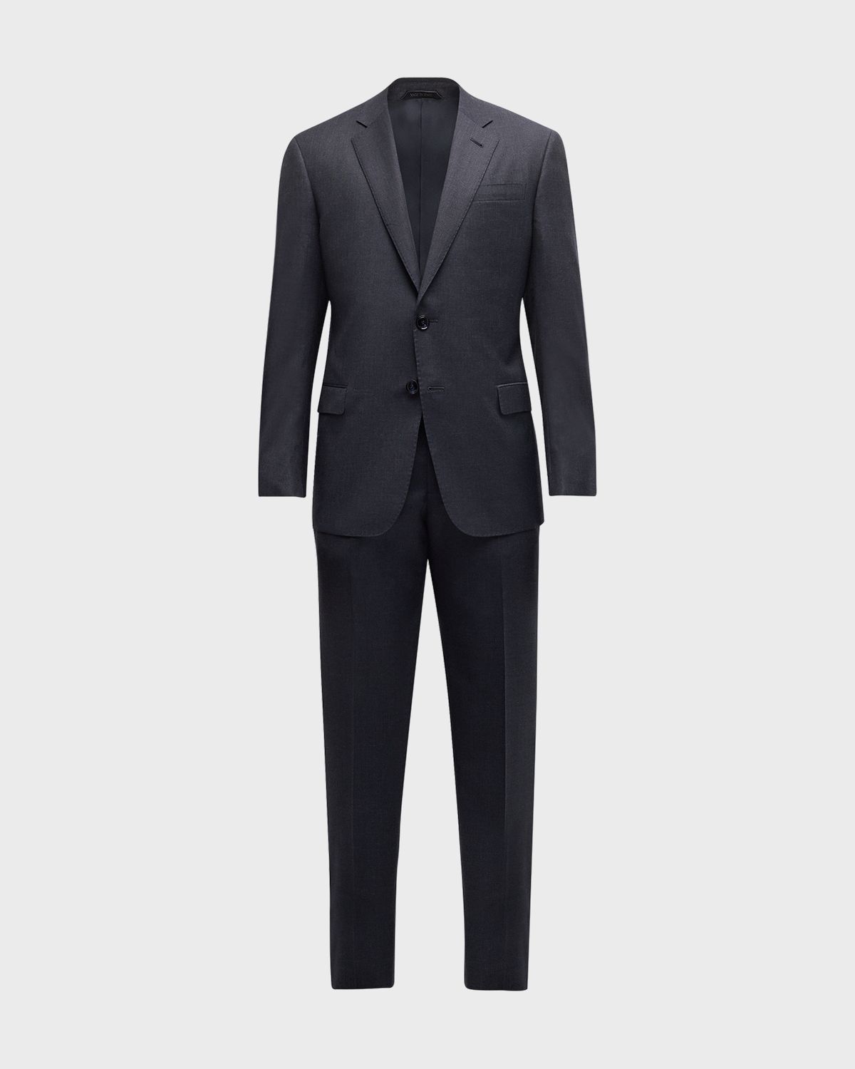 Giorgio Armani Men 's Micro-Pattern Wool Suit