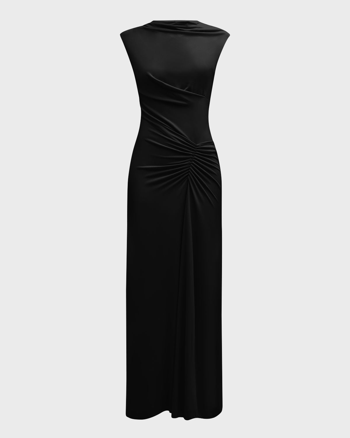 SIMKHAI Acacia Sleeveless Draped Midi Dress