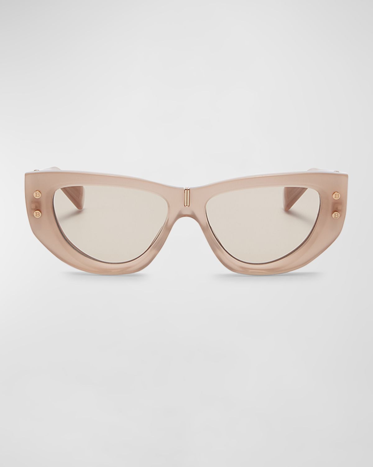 Balmain B-Muse Acetate & Titanium Cat-Eye Sunglasses