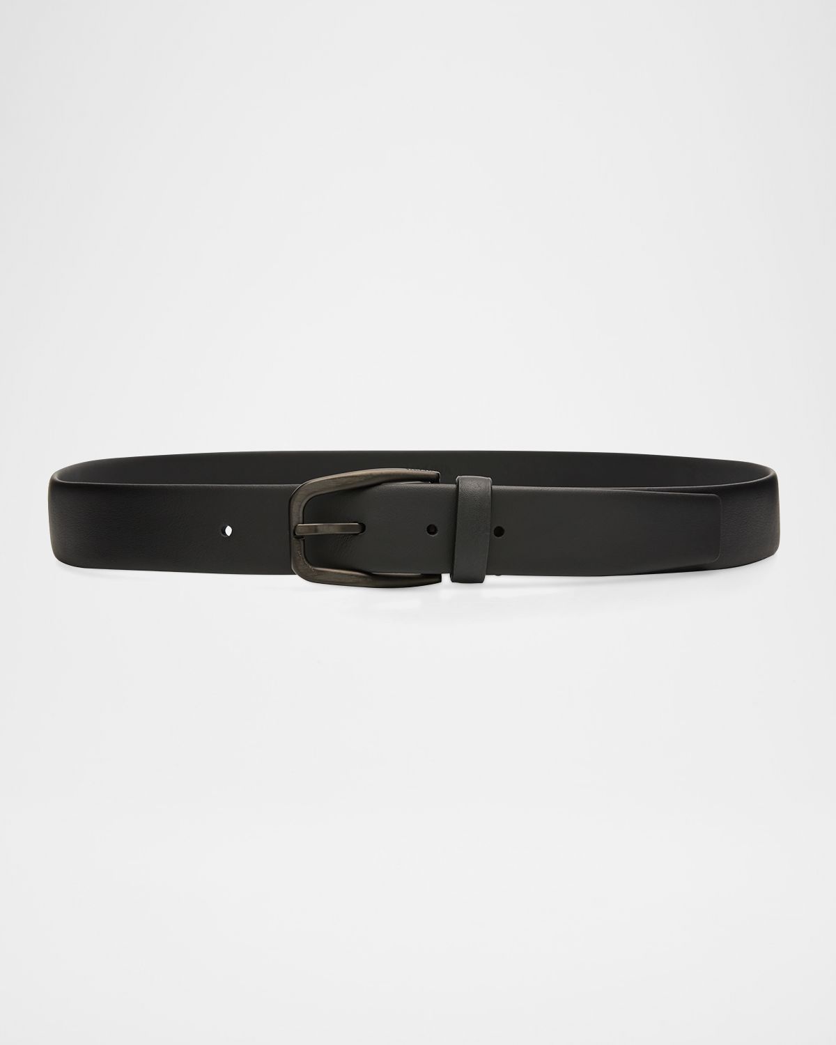 ZEGNA Men 's Smooth Calfskin Belt