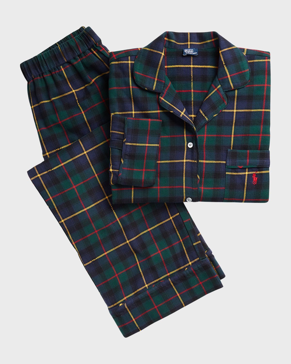 Polo Ralph Lauren The Madison Flannel Pajama Set | Thumbnail 4 Polo Ralph Lauren The Madison Flannel Pajama Set | Thumbnail 4