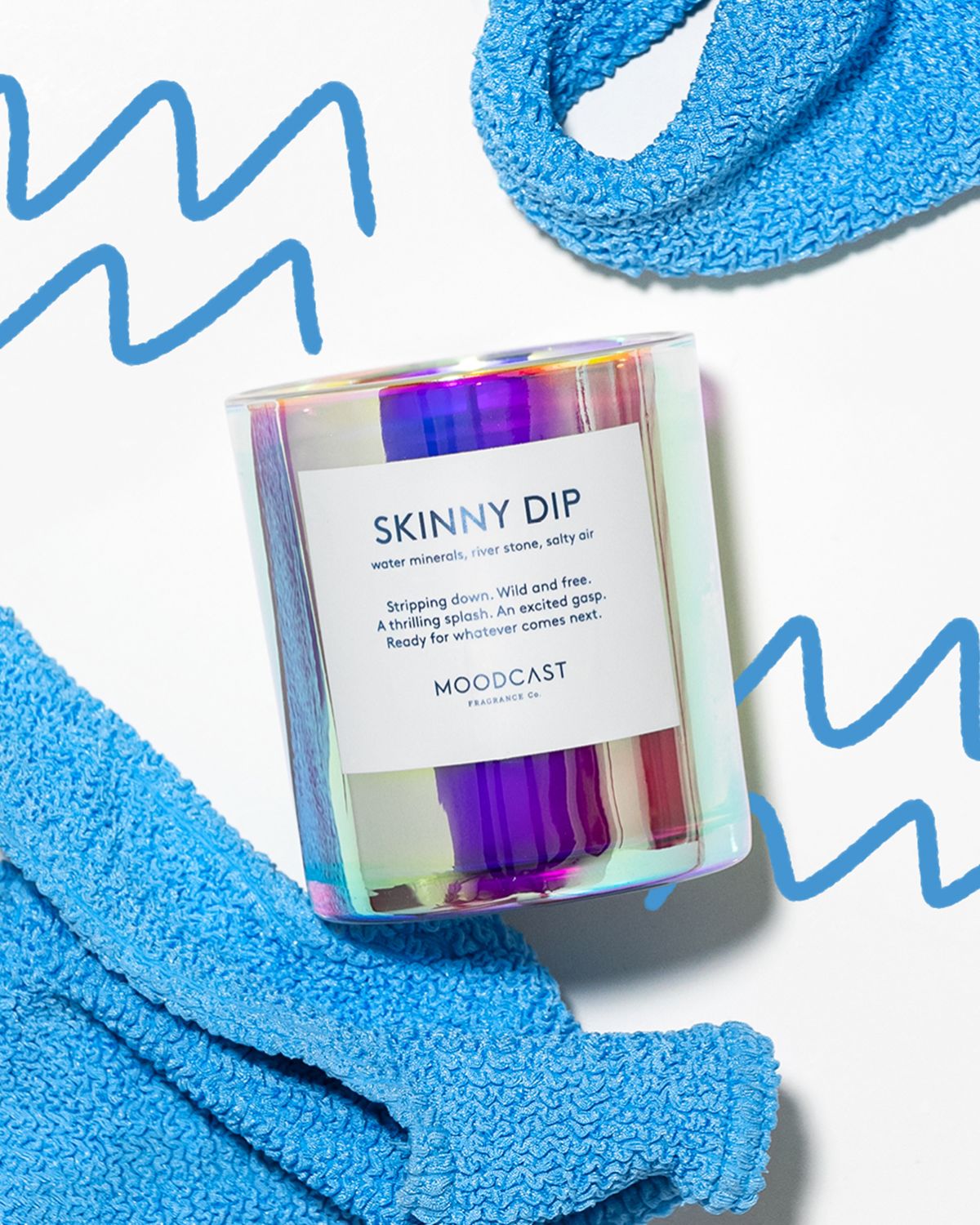 Moodcast Fragrance Co. Skinny Dip 3-Wick Candle, 24 oz.