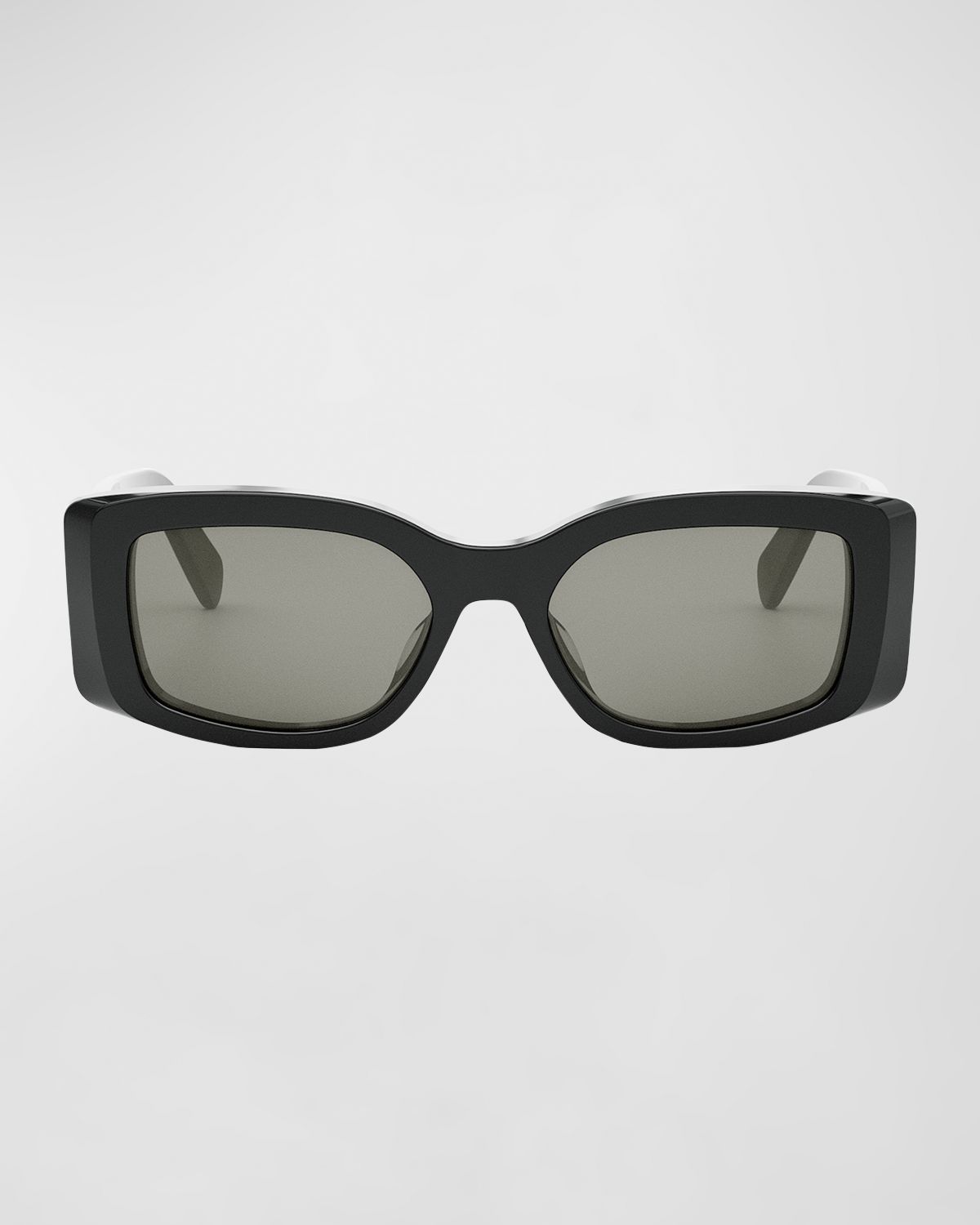 Celine Triomphe Acetate Rectangle Sunglasses