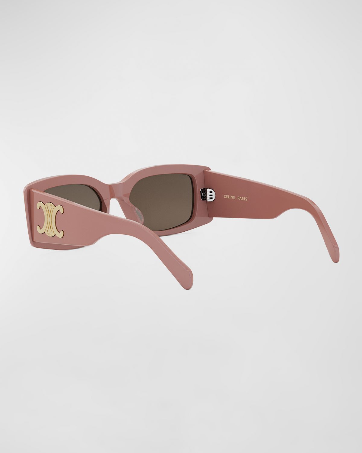 Celine Triomphe Acetate Rectangle Sunglasses