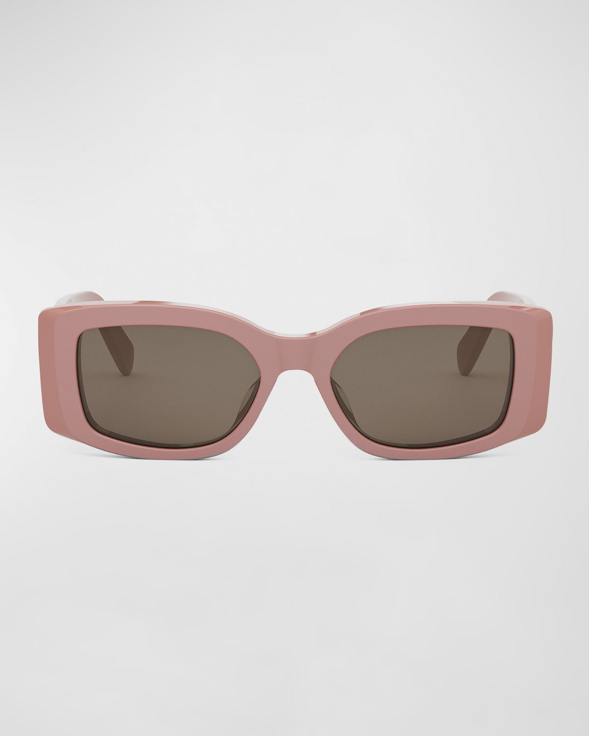 Celine Triomphe Acetate Rectangle Sunglasses
