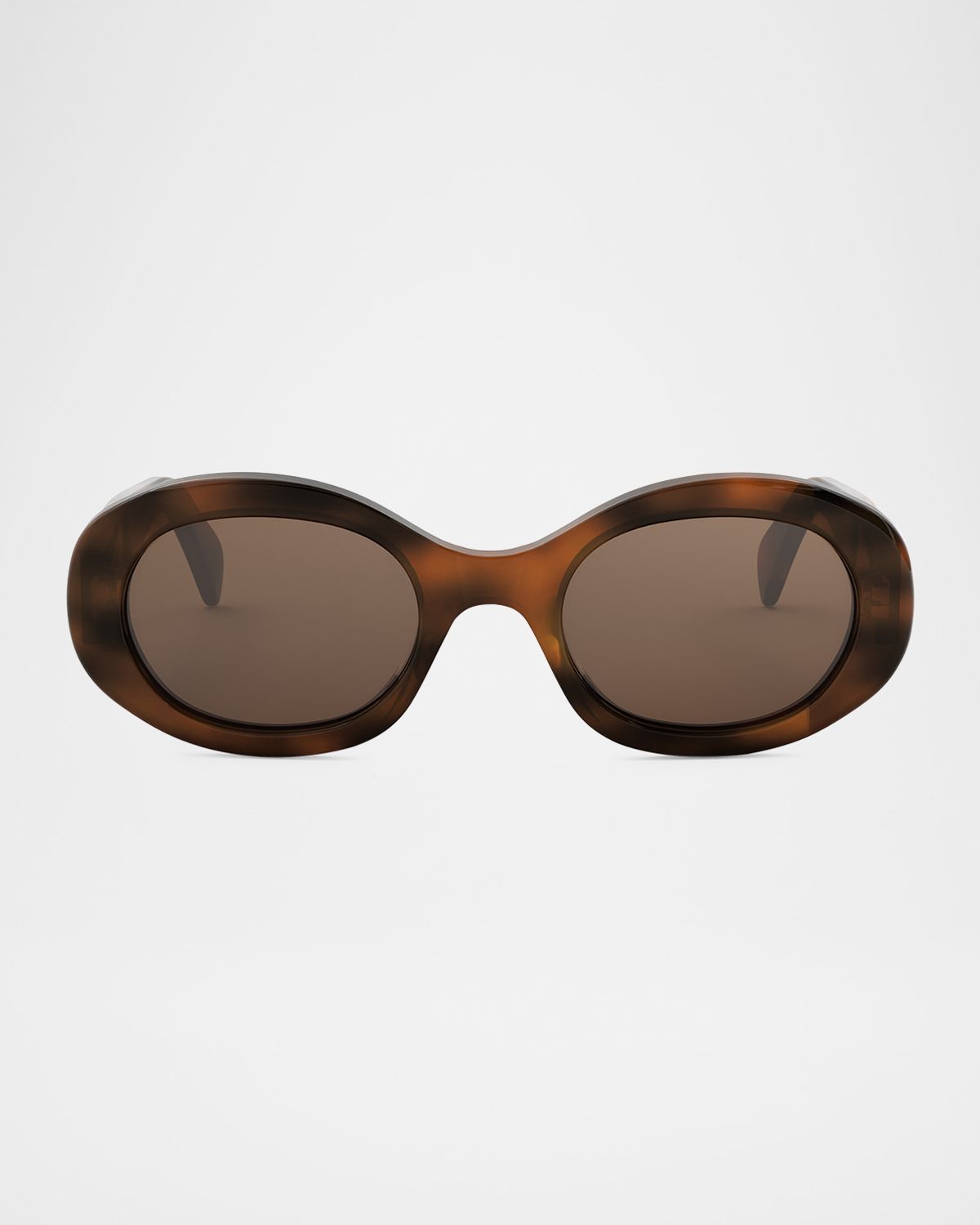 Celine Triomphe Acetate Oval Sunglasses