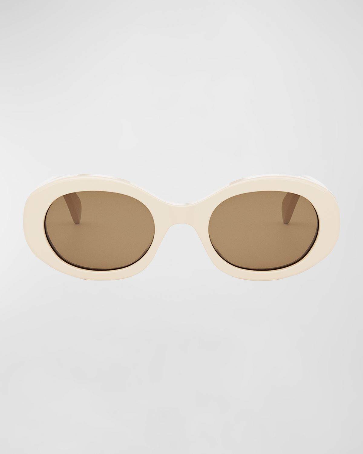 Celine Triomphe Acetate Oval Sunglasses