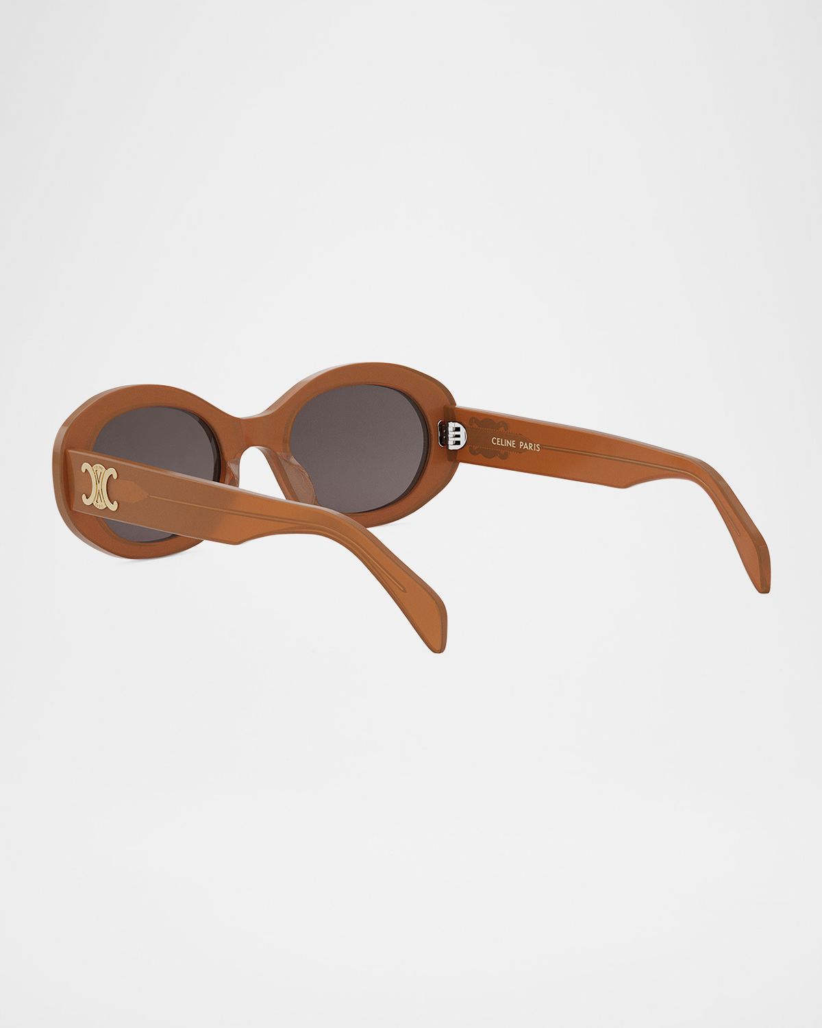 Celine Triomphe Acetate Oval Sunglasses