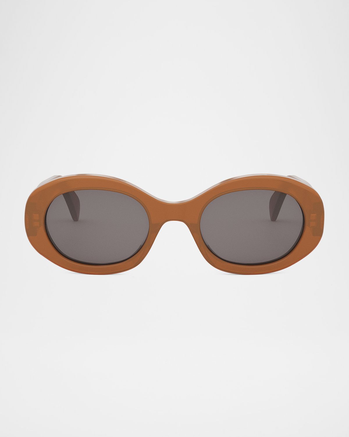Celine Triomphe Acetate Oval Sunglasses