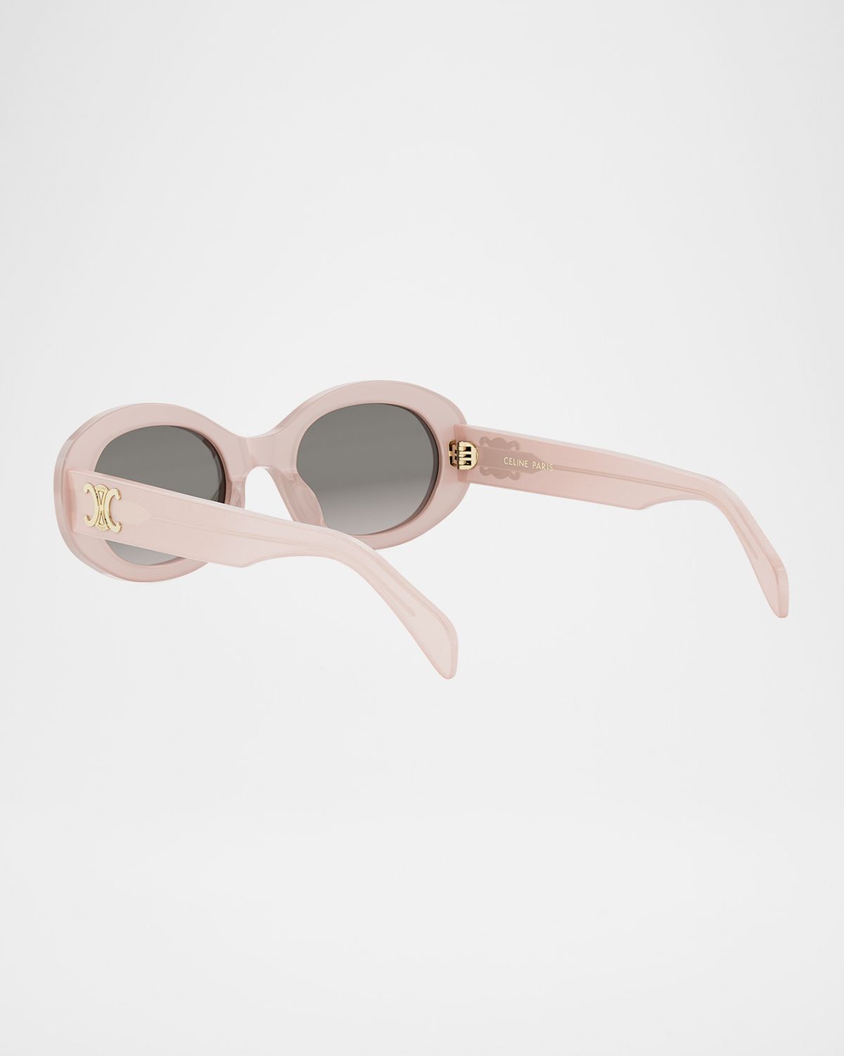 Celine Triomphe Acetate Oval Sunglasses