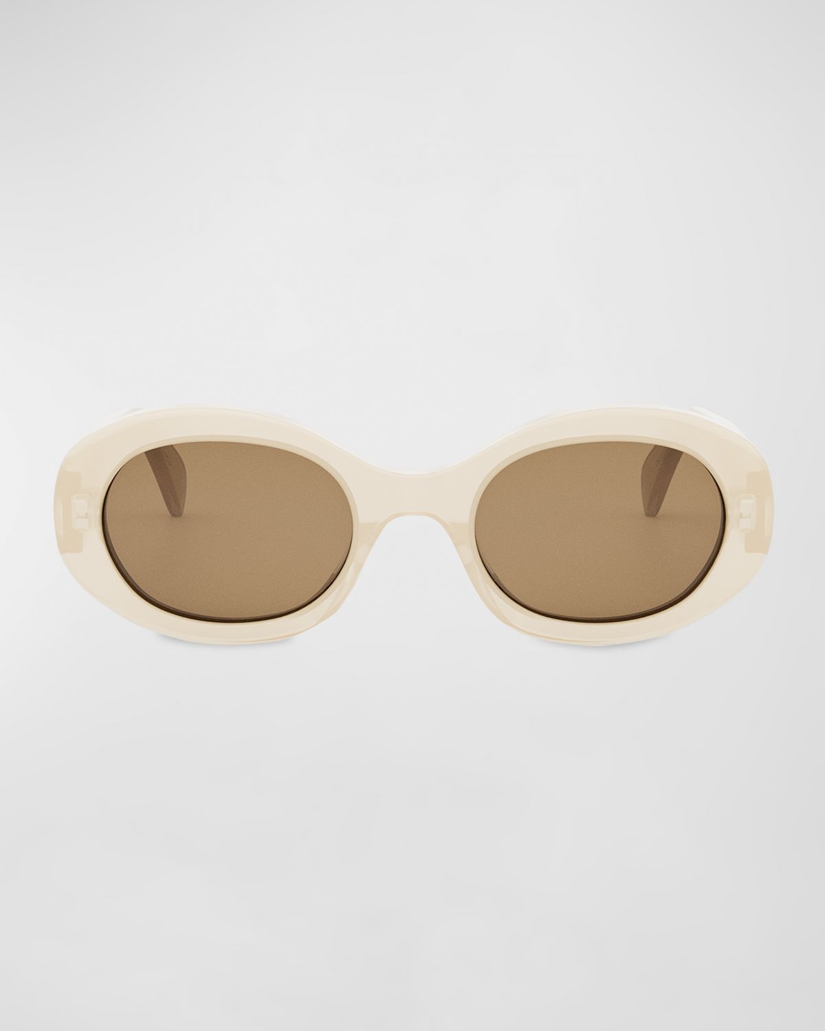 Celine Triomphe Acetate Oval Sunglasses