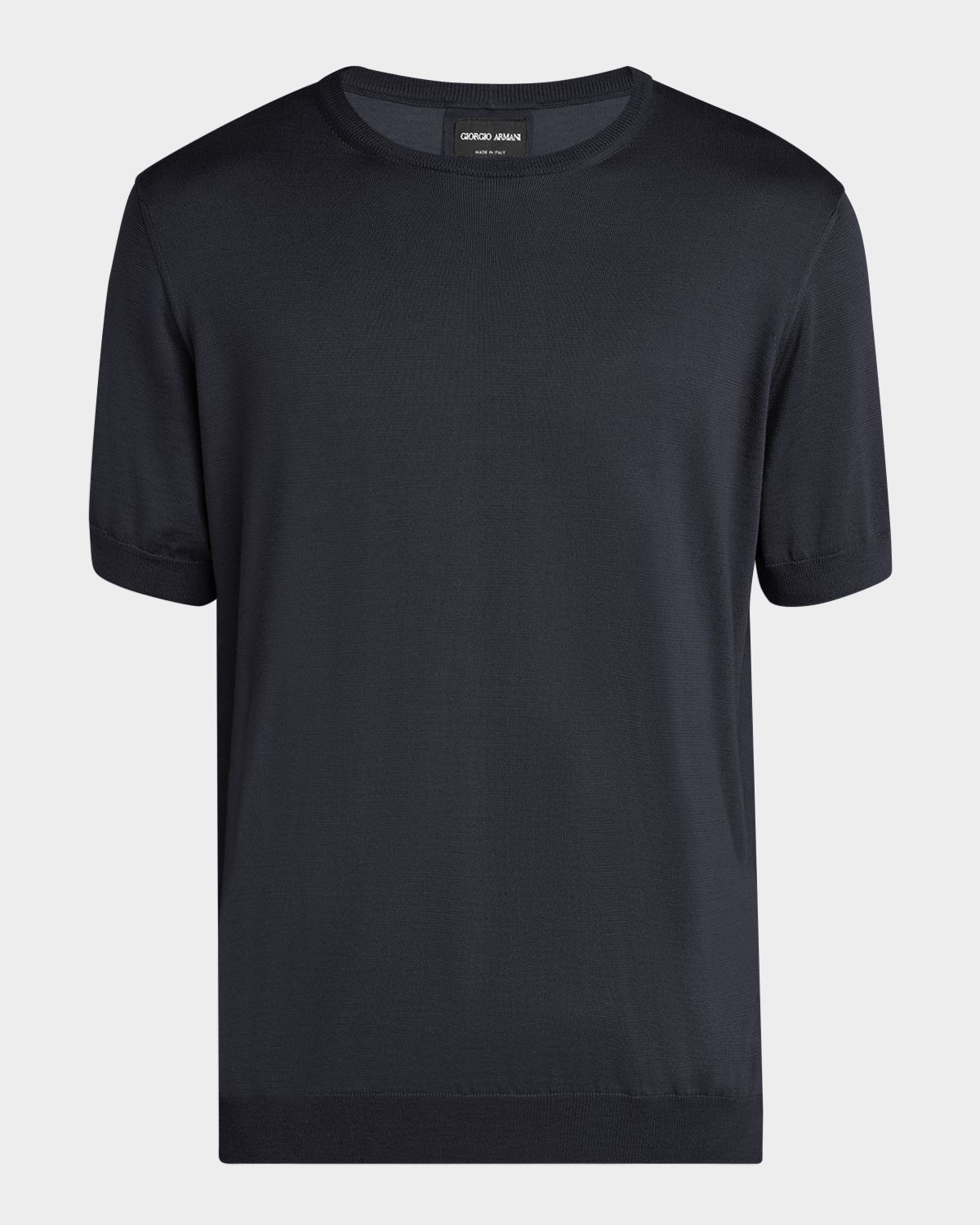 Giorgio Armani Men 's Silk-Cotton Crew T-Shirt