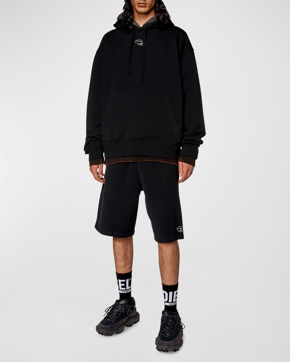 Diesel Men 's S-Macs-Hood-Od Sweatshirt