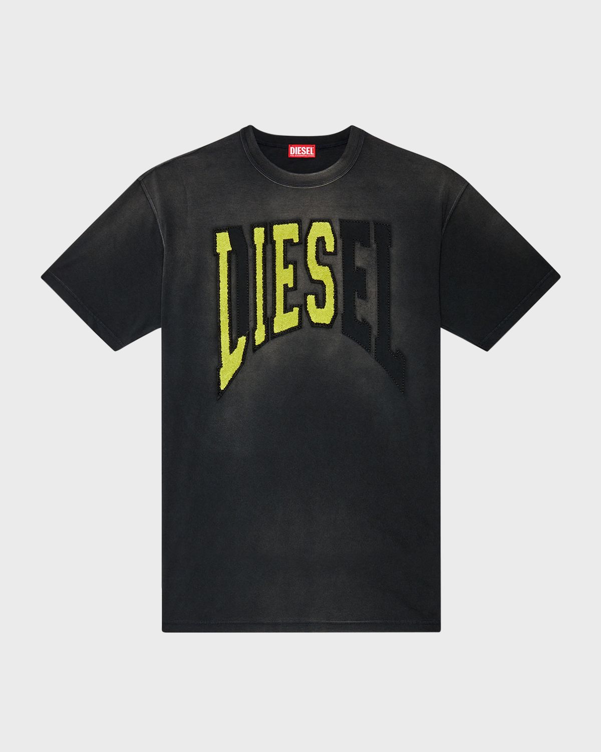 Diesel Men 's T-WASH-N Logo Applique T-Shirt