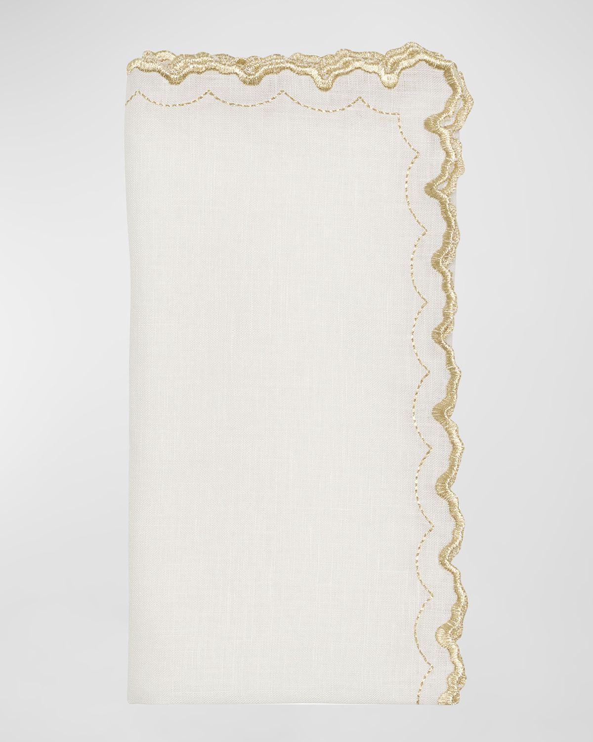 Kim Seybert Arches Golden Napkin