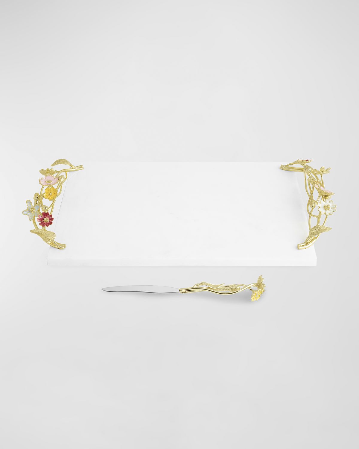 Michael Aram Wildflowers Cheeseboard with Knife