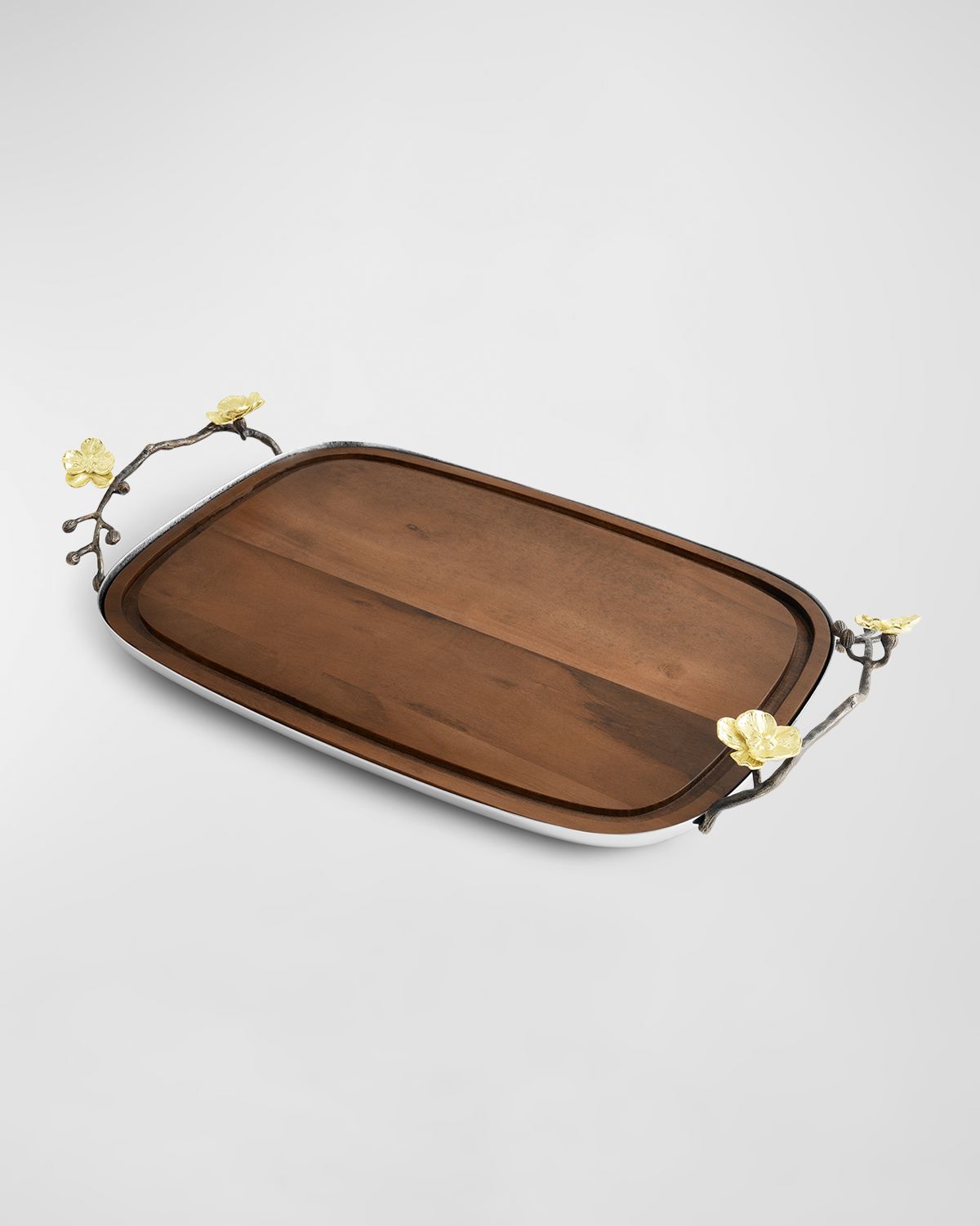 Michael Aram Gold Orchid Bread Board