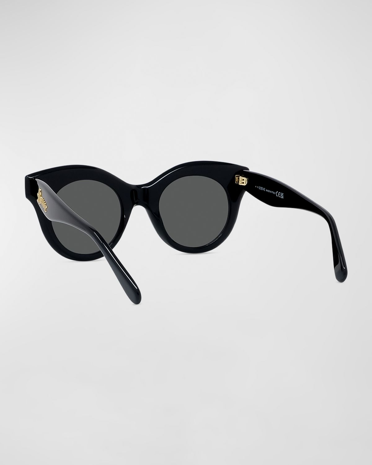 Loewe Curved Logo Acetate & Nylon Cat-Eye Sunglasses