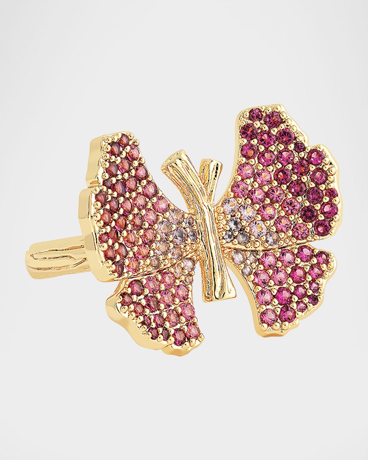 Anabel Aram Jewelry Cubic Zirconia Butterfly Ring