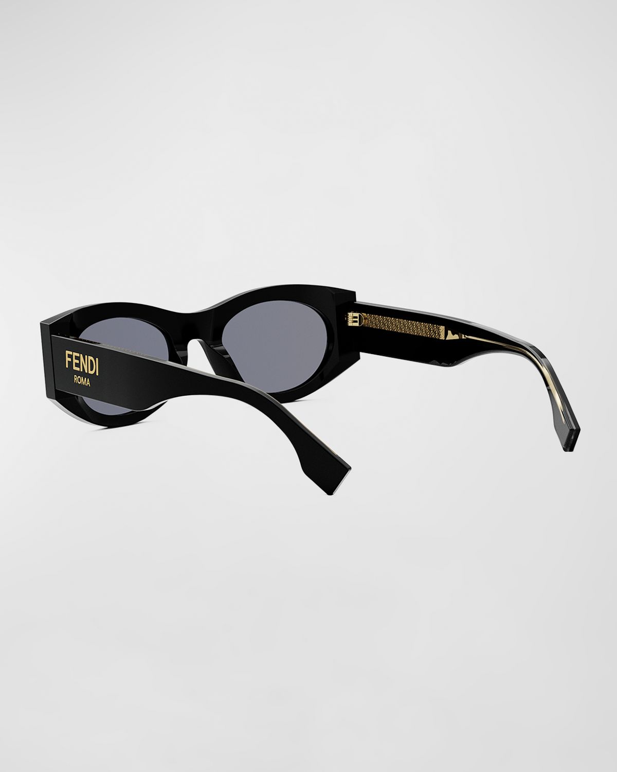 Fendi Roma Acetate Shield Sunglasses
