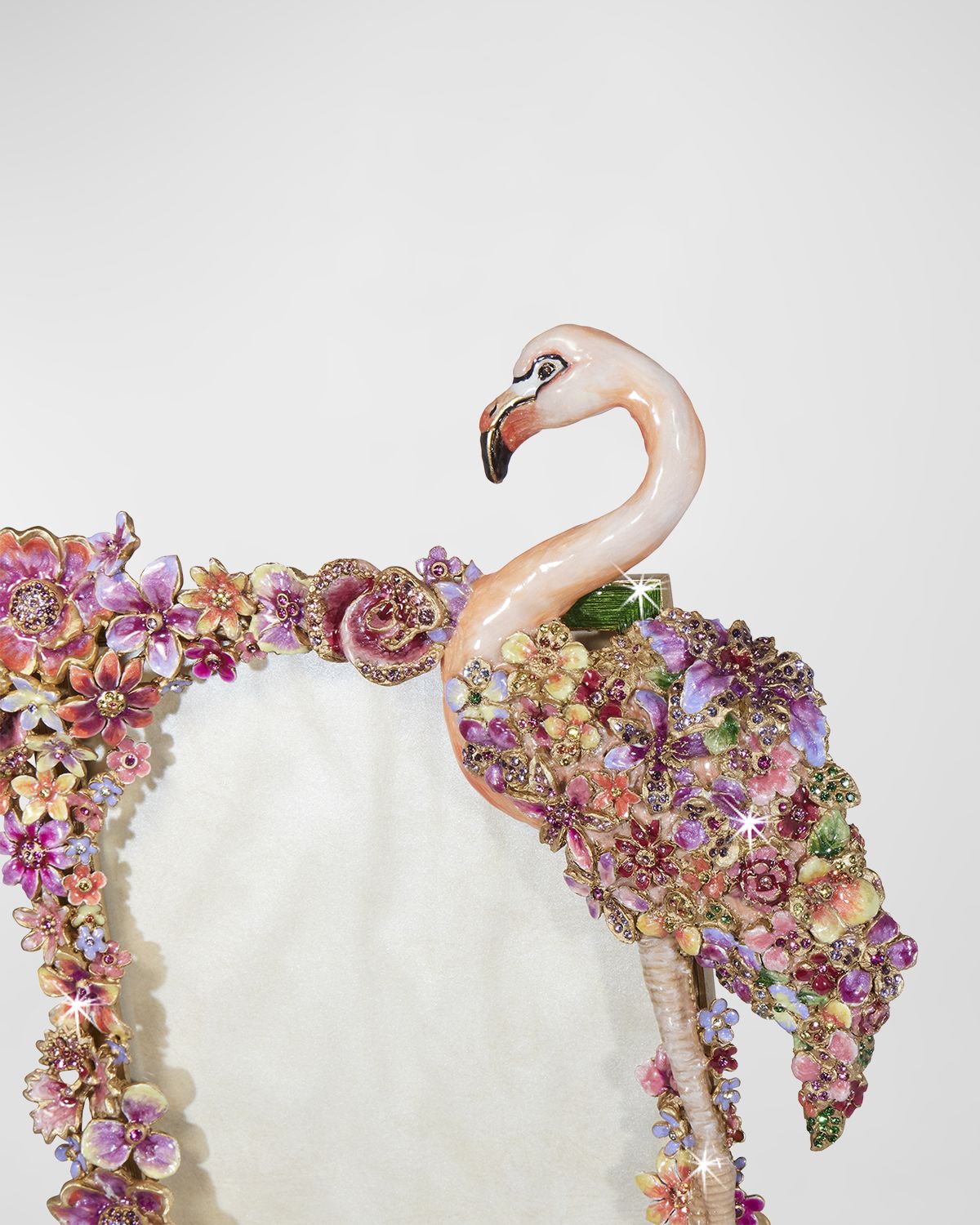 Jay Strongwater Floral Frame, 5" x 7"