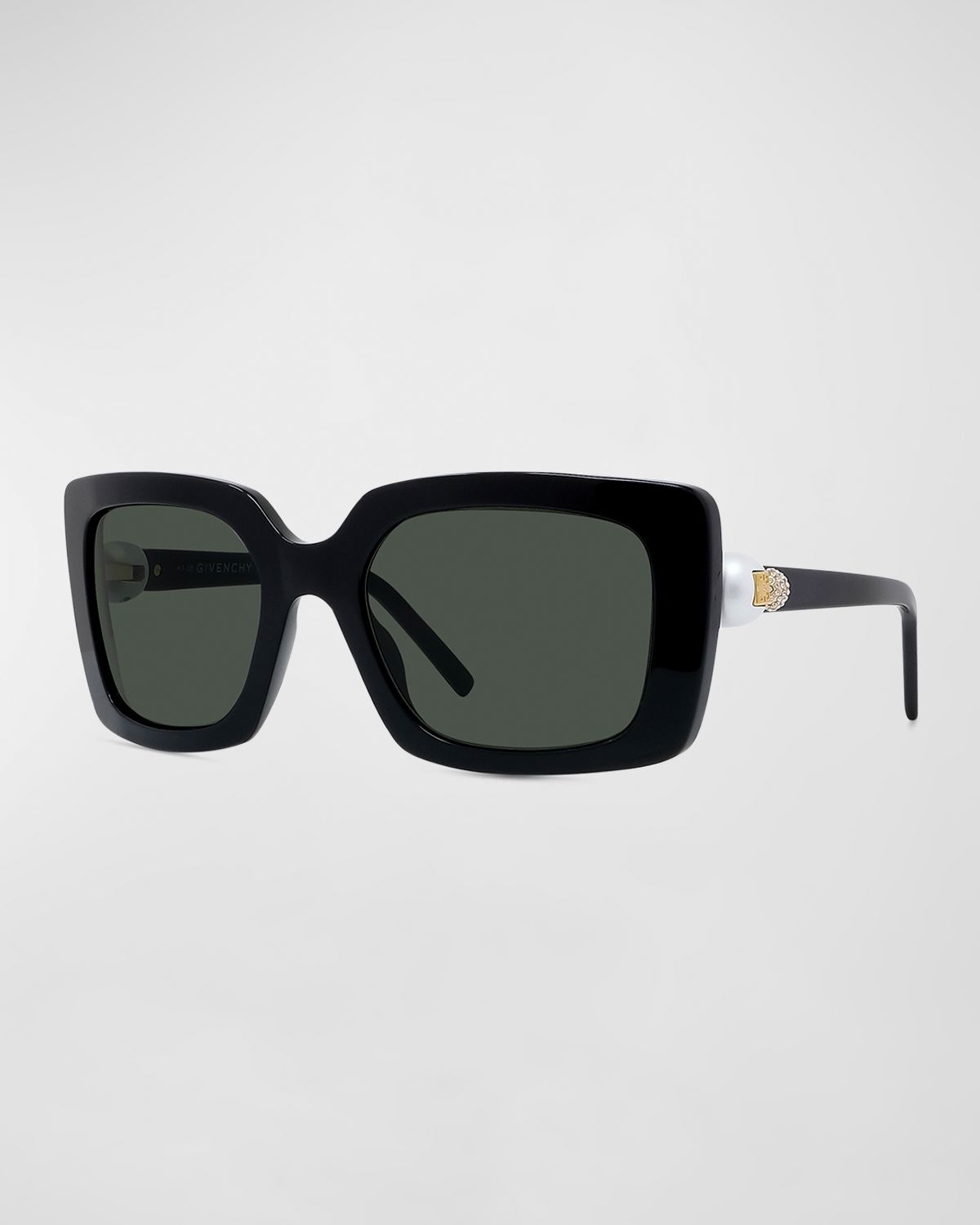 Givenchy Pearlescent Metal Butterfly Sunglasses