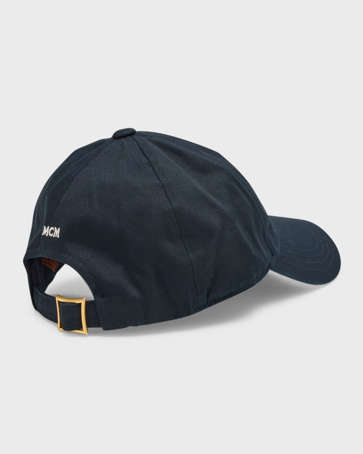 MCM Men 's Essential Applique Cotton Baseball Cap | Thumbnail 5
