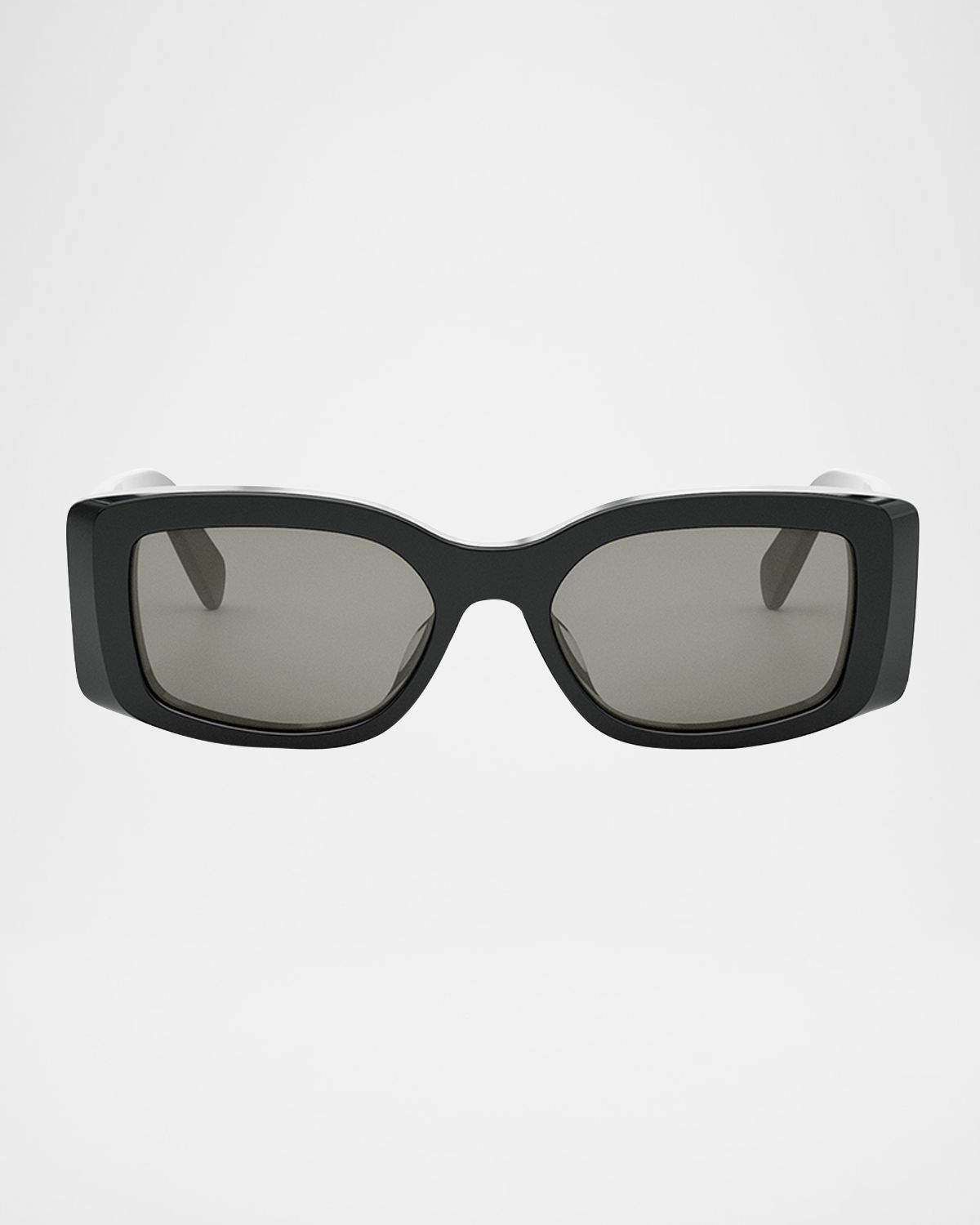 Celine Men 's Triomphe Rectangular Acetate Sunglasses