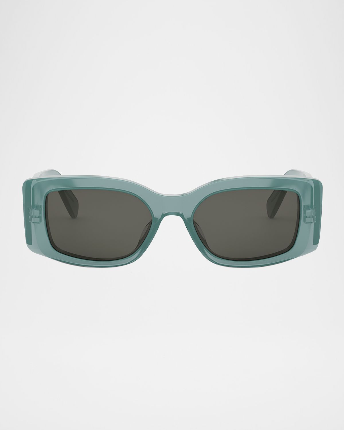 Celine Men 's Triomphe Rectangular Acetate Sunglasses