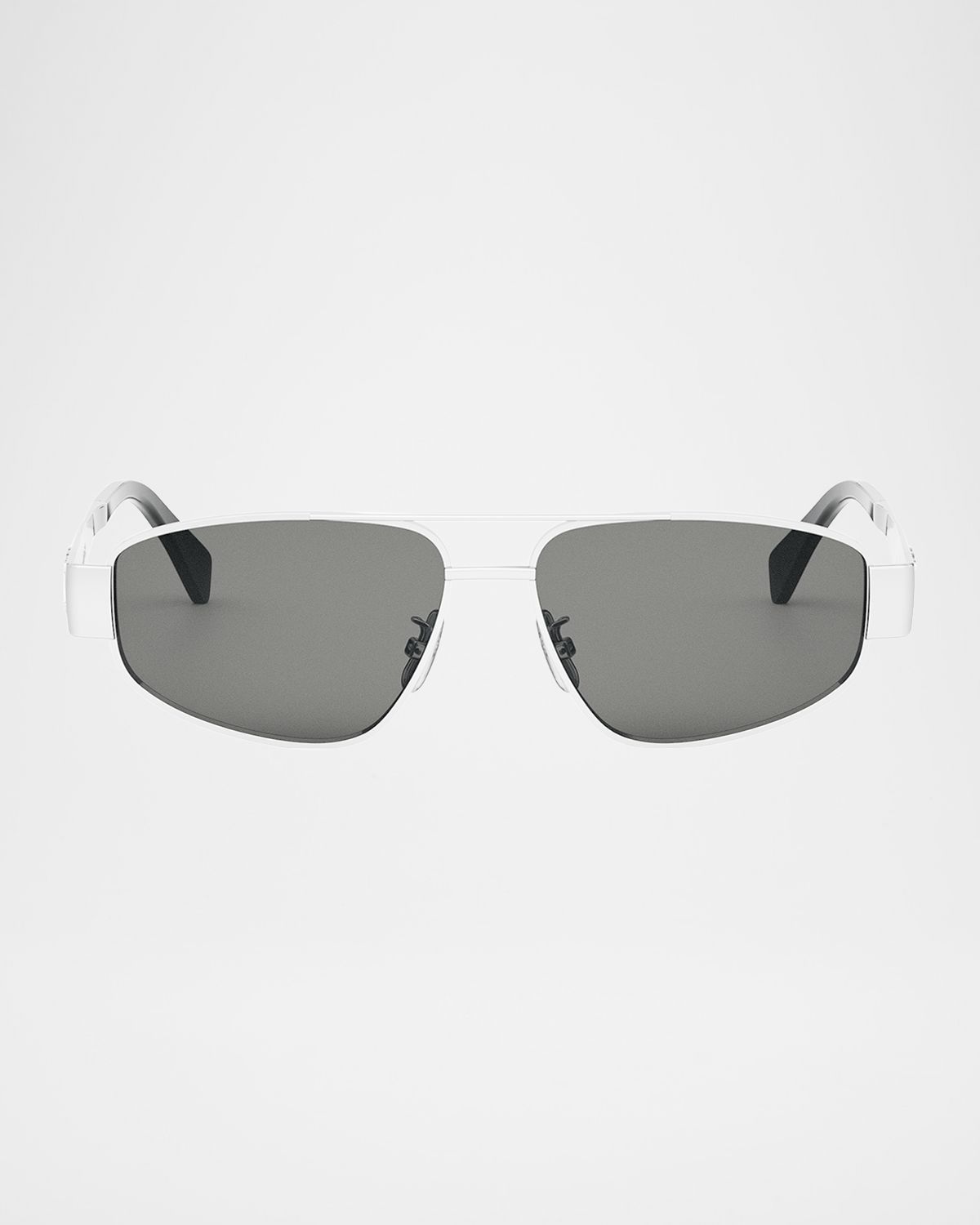 Celine Men 's Triomphe Pilot Metal Sunglasses
