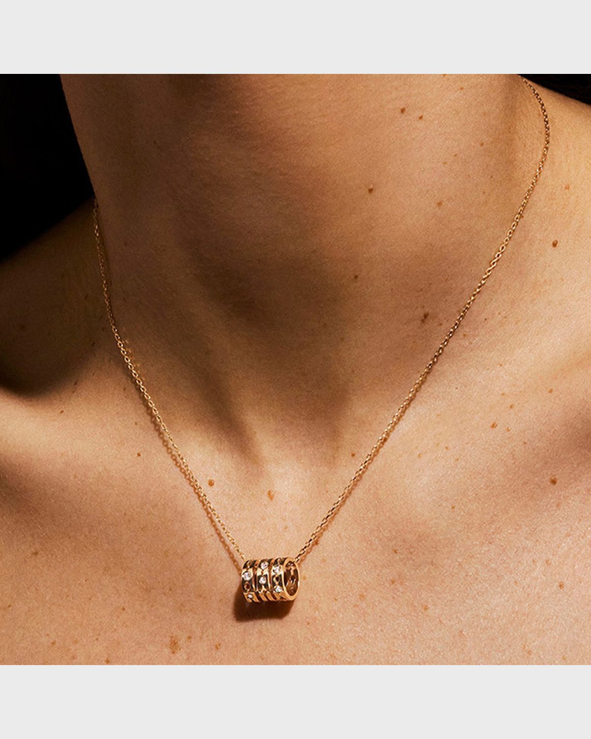 DINH VAN Pulse Pendant Necklace with Diamonds