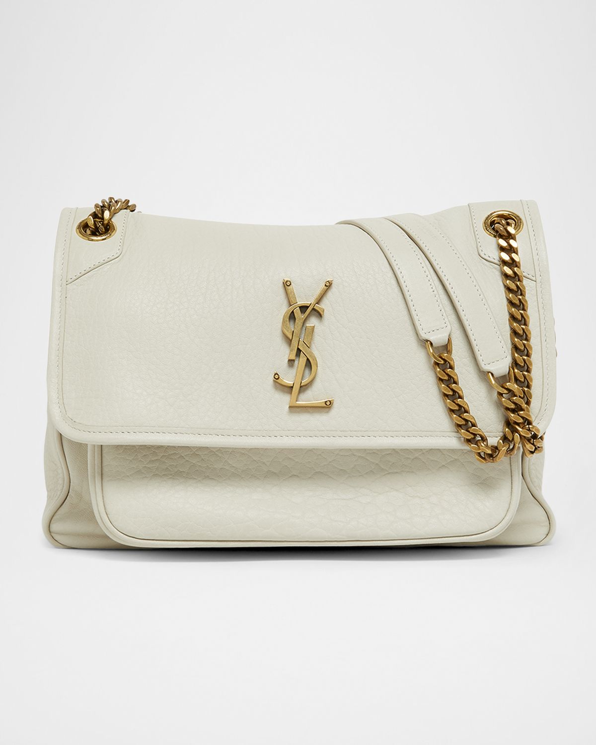 Saint Laurent Niki Medium YSL Leather Shoulder Bag